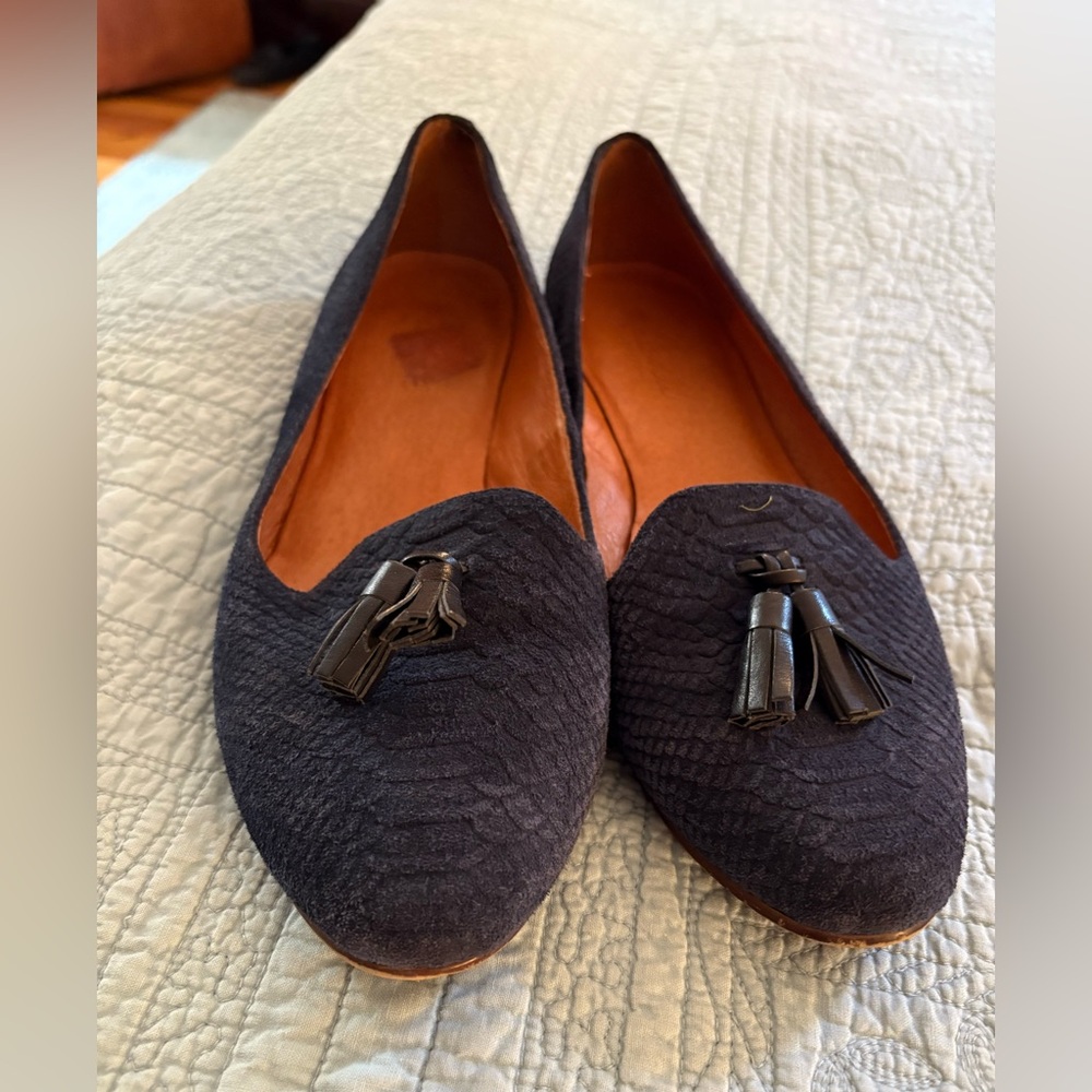 Madewell Suede Tassie Loafers 8.5